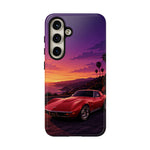 Red C3 Coastal Sunset Phone Case Classic Car Tough Case