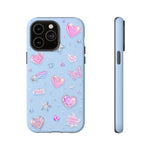 Stars Hearts 2000s Kid Metallic Art Tough Phone Case