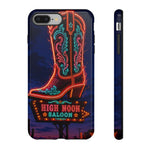 Neon Cowboy Boot phone case | High Noon Saloon design