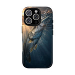 Snook Fishing Phone Case, Sunset Strike Cover for Inshore Anglers