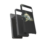 Snook Fishing Phone Case, Saltwater Portrait Black Cover, Gift