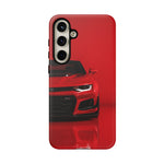 Red Camaro Phone Case, ZL1 American Muscle Car Tough Cover for Men, Gift