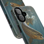 Brown Trout Streamer Phone Case Freshwater Fishing Gift for Anglers