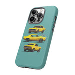 1969 Camaro SS Yellow Triple View Tough Phone Case Cover Gift