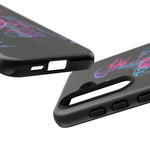 Neon Anatomical Skeleton Phone Case | Internal Displacement Art