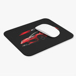 Red Corvette C8 Z06 Mouse Pad Supercar Design