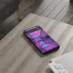 Empty Mall Escalator Vaporwave Art Tough Phone Case