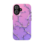 Chrome Thorn Vine Phone Case Vaporwave Tough Cover