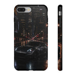 370Z City Prowl Tough Phone Case Black Sports Car at Night