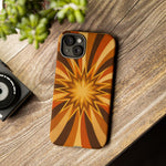Gold Starburst 70s Retro Art Tough Phone Case
