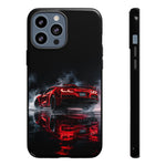 Z06 C8 Phone Case, Red Smoke Studio Reflection Cover
