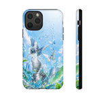 Copy of Silver Butterflies Tough Case | Blue Sky Water Droplets Phone Cover