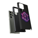 Weeping Angel Statue Vaporwave Phone Case Gothic Cosmic Tough Case