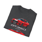 Red 2025 GT350 Muscle Car T-Shirt | Racing Mustang Graphic Tee