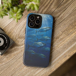 Amberjack School Phone Case, Open Water Sunlight Tough Cover