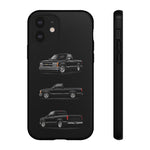 Black Silverado Classic Pickup Tough Phone Case for Chevy Truck Fans
