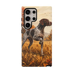 German Shorthaired Pointer Pointing Art Tough Phone Case