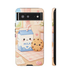 Milk Cookie Phone Case Cute Food Kawaii Tough Cover Gift Art