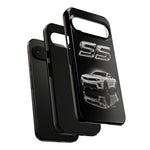 White SS Camaro reflection phone case | Car muscle car phone case