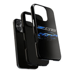 Blue C7 Z06 Sports Car Tough Phone Case Track Style Cover Gift