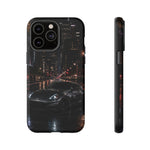 370Z City Prowl Tough Phone Case Black Sports Car at Night
