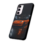 Orange C6 Neon Car Meet Tough Phone Case