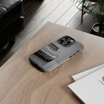 Silver Corvette Art Phone Case, C2 Sting Ray Classic Sports Cover