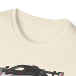 2019 McLaren Senna Sports Car Tee — Triple View Racing Graphic T-Shirt