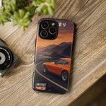 Datsun 240Z Classic JDM Sports Car Sunset Art Tough Phone Case