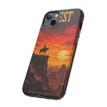 Western Sunset Cowboy Phone Case | Rugged Protective Cover