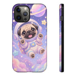 Cute Astronaut Pug Phone Case | Space Puppy Galaxy Stars