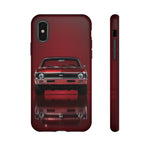 Red Classic Muscle Car 1970 Chevy Nova SS phone case | Tough Cover
