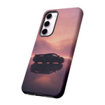 C8 Corvette Silhouette Pastel Horizon Case