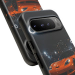 Orange C6 Neon Car Meet Tough Phone Case
