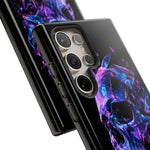Holographic Skull Phone Case, Shattered Glass Iridescent Cover