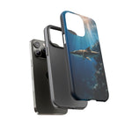 Cobia Reef Phone Case, Shaft of Light Ocean Fishing Tough Cover