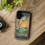 Tarpon Fishing Phone Case Saltwater Angler Tough Cover Gift