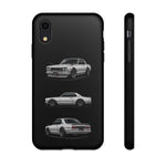 Silver Hakosuka Skyline Classic Sports Car Tough Phone Case for JDM Fans