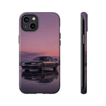 Sunset Skyline GT-R R32 phone case | car reflection, purple dusk