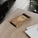 Persian Cat Floral Art Nouveau Tough Phone Case