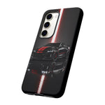 Camaro ZL1 Phone Case, Black Red Racing Stripe Studio Cover, Gift