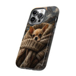 Chihuahua Big Sweater Tough Phone Case