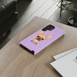 French Bulldog Bat Ears Kawaii Pet Dog Art Tough Phone Case