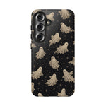 Vintage Ghost Pattern phone case | Halloween spooky stars design