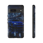 Skyline GT-R R34 Bayside Blue Tokyo Night Art Tough Phone Case