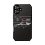 Black C5 Phone Case American Sports Car Tough Cover Gift