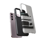 White Camaro Phone Case, ZL1 American Muscle Car Tough Cover for Men