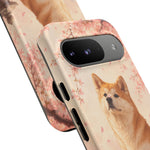 Akita Cherry Blossom Phone Case Sakura Dog Lover Gift
