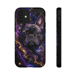 French Bulldog Galaxy Marble Art Tough Phone Case