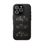 Black Silverado Classic Pickup Tough Phone Case for Chevy Truck Fans